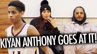 Kiyan Anthony Goes At Menlo! Game Gets out Of Hand In Front of Carmelo Anthony & LALA