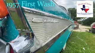 1957 Belair First Wash in 20yrs