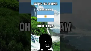 Rating countries EAS alarms