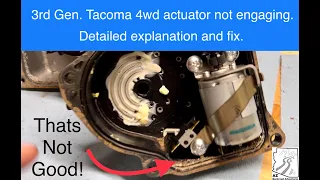 Fixing the common issue of the 3rd gen. Tacoma 4wd not working.