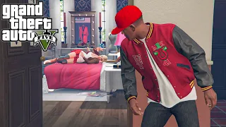 FRANKLIN SNEAKS INTO TRACEY'S ROOM IN GTA 5!!! (GTA 5 REAL LIFE PC MOD)
