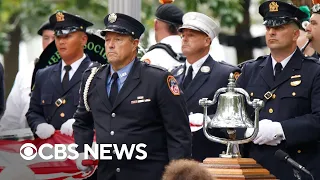 Vice President Harris, other officials attend 9/11 memorial service in New York | full video