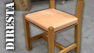 DiResta Oak & Leather Chair