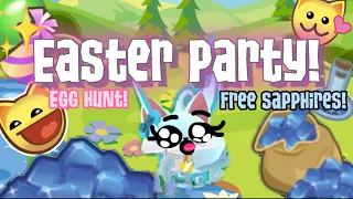 EASTER PARTY!! 100 sapphire drops, egg hunt! And giveaway! 🌈✨🥚🐰