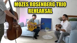 High Level Gypsy Jazz Rehearsal - Mozes Rosenberg / Daniel Gueli