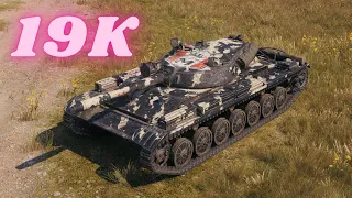 19K Spot Damage  T-100 LT  World of Tanks ( Т-100 ЛТ ) gameplay