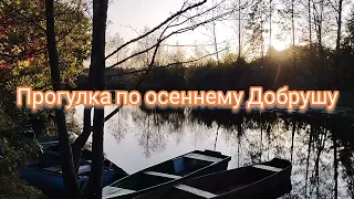 Прогулка по осеннему Добрушу👍.Серия "Города Беларуси".Walk around the city of Dobrush