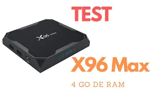 Test d'une Box TV à l'interface inspiré d'Android TV 7 : X96 Max (S905X2 / 4go de ram)