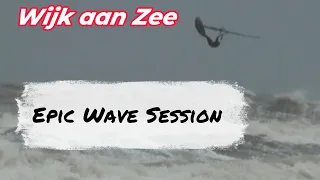 Epic Wave Session in Wijk aan Zee   Windsurfen   Wave   April 2024