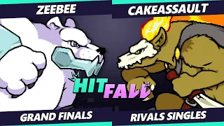 Hitfall 2023 GRAND FINALS - CakeAssault (Forsburn) Vs. ZeeBee (Etalus, Forsburn) Rivals of Aether -