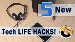 5 New TECH LIFE HACKS You May Have Never Seen!