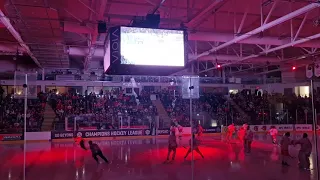 Cardiff Devils Opening and National Anthem