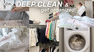a major DEEP CLEAN + ORGANIZE MY APARTMENT with me! *a satisfying reset*