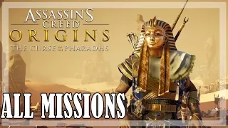 AC Origins [DLC] - The Curse of the Pharaohs - All missions | Full game