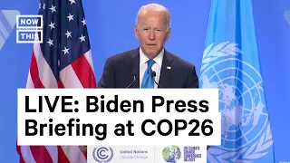 Joe Biden Holds a Press Conference After COP26 Climate Summit I LIVE