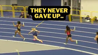 Wow! This Is EPIC Greatest Comeback Of All Time | Athlete Fell on a 4x400 Indoor Relay | Must Watch