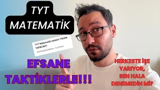 TYT MATEMATİK NETLERİN TAVAN YAPACAK !!! (Yeni Video)