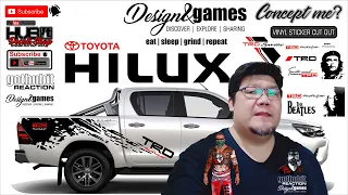 Hilux Toyota - More Sticker Design Option (FREE DESIGN)