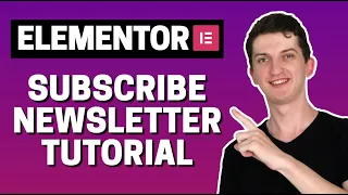 How To Add Subscribe Newsletter Form In Elementor