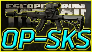 The 3 levels of the OP-SKS in Tarkov