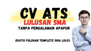 Cara membuat CV ATS Fresh graduate tanpa pengalaman kerja dan organisasi