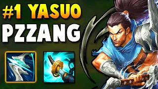 I found the #1 Yasuo Korea and holy S***.. I think he might be the Rank 1 Yasuo World (PzzZang)