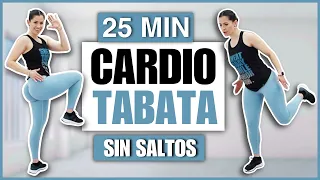 CARDIO TABATA SIN SALTOS PARA ADELGAZAR RÁPIDO | IDEAL PARA BAJAR DE PESO RAPIDAMENTE | NatyGlossGym