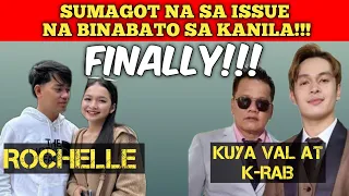 ROEL AT REYCHELLE SUMAGOT NA SA MGA ISSUE NA BINABATO SA KANILA.