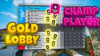 I Put A CHAMP In A GOLD Lobby To See How Bad Smurfing Really Is In Rainbow Six Siege