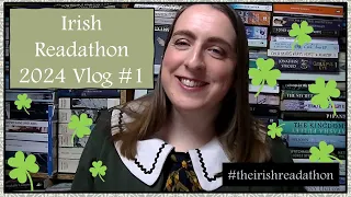 Irish Readathon 2024 Vlog #1 #irishreadathon