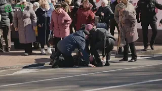 У Чернігові в очікуванні Порошенка літній чернігівець втратив свідомість