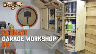 Maximizing Garage Workshop Storage - Spray Paint and Chemical Cans