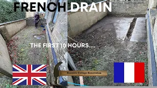 Episode 15 - 10 hours preparing for a French drain @Bramblecottageuk