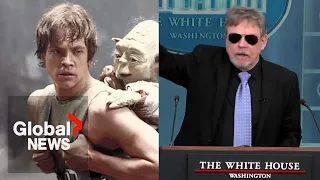 Star Wars Day: Actor Mark Hamill makes surprise White House appearance for May 4th