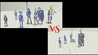 Medieval Team Vs Reneciance Team, Fun Battle Simulator Faction Tournament