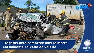 Tragédia gera comoção: família morre em acidente na volta de velório