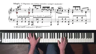 Bach/Busoni "Adagio BWV 564" + FREE SHEET MUSIC - P. Barton, FEURICH piano