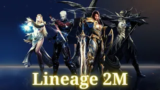 Lineage 2M Human Archer LvL 32 to LvL 37 Gameplay