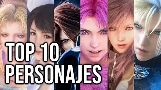 TOP 10 de PERSONAJES de FINAL FANTASY