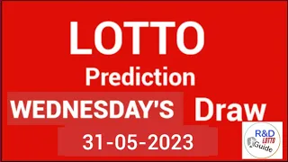 Lotto Prediction For 31 May 2023 | TODAY'S UK LOTTERY 31-05-2023