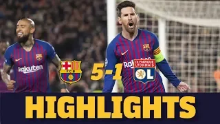 BARÇA 5-1 LYON | Match highlights