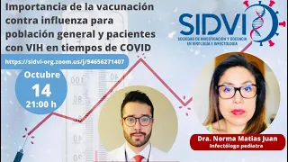 Seminario Web SIDVI: el invierno se acerca, vacúnate contra influenza