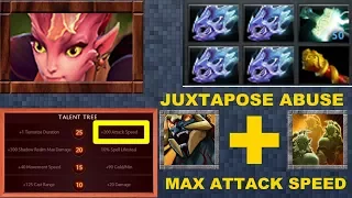 THE WORLD RECORD Attack Speed [1395] -Juxtapose Abuse DOTA 2 ABILITY DRAFT