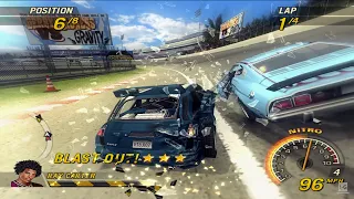 FlatOut 2 - PS2 Gameplay (4K60fps)