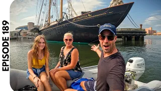 Sailboat in the City - Sailing Chesapeake Bay, Norfolk to Deltaville (Ep.189)