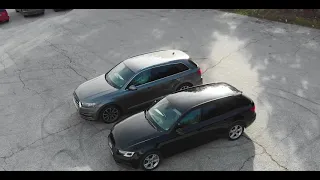 Audi A4 B9 3.0TDI 272hp vs Audi Q7 3.0TDI 272hp acceleration 100-200 km/h | Dragy
