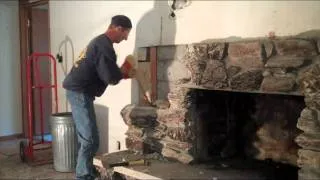 MIlwaukee - Fireplace Demolition at the Lookout Project in Brookfield, WI