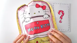 🫧Paper diy🫧 | 헬로키티 학교 스퀴시 블라인드백 🚌 Hello kitty school blind bag! | satisfying squishy asmr 🎧