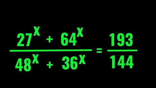 Germany | Exponential equation solving | Math olympiad equation