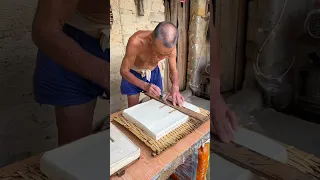 Traditional process of making tofu